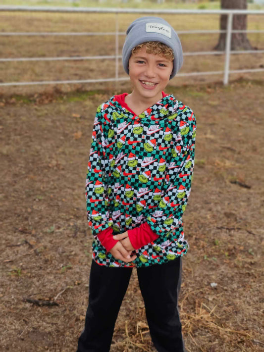 Nike Grinch Christmas Handmade