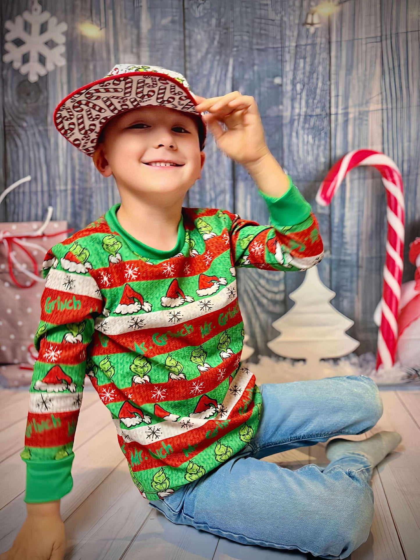 Grinch Sweater Christmas Handmade