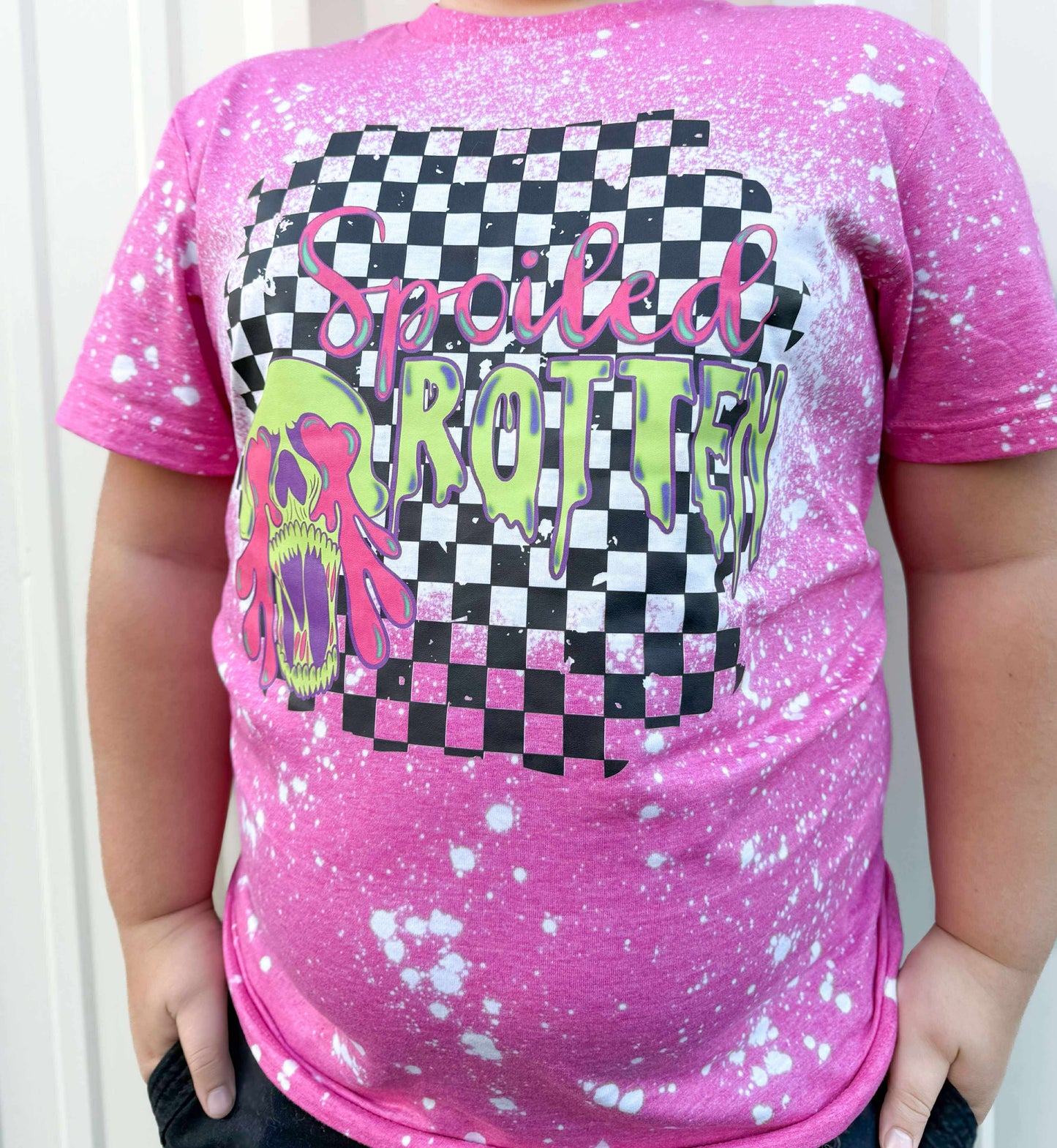 Spolid Rotten Ladies Shirt Girls Shirt Boys Shirt Men's Shirt