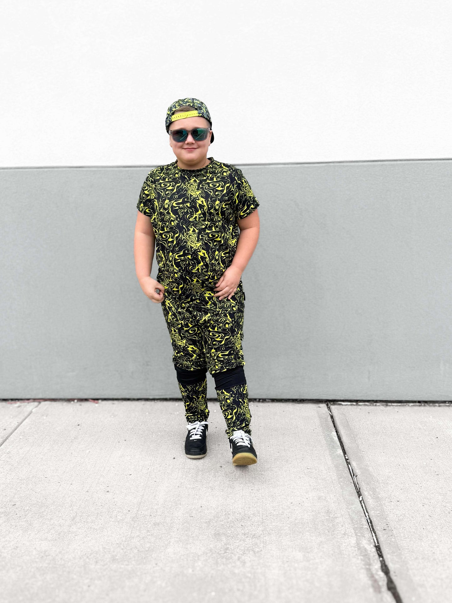 Yellow Swirls Handmade