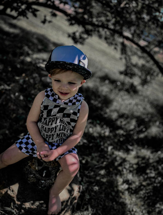 White Splatter Trucker Snapbacks RTS