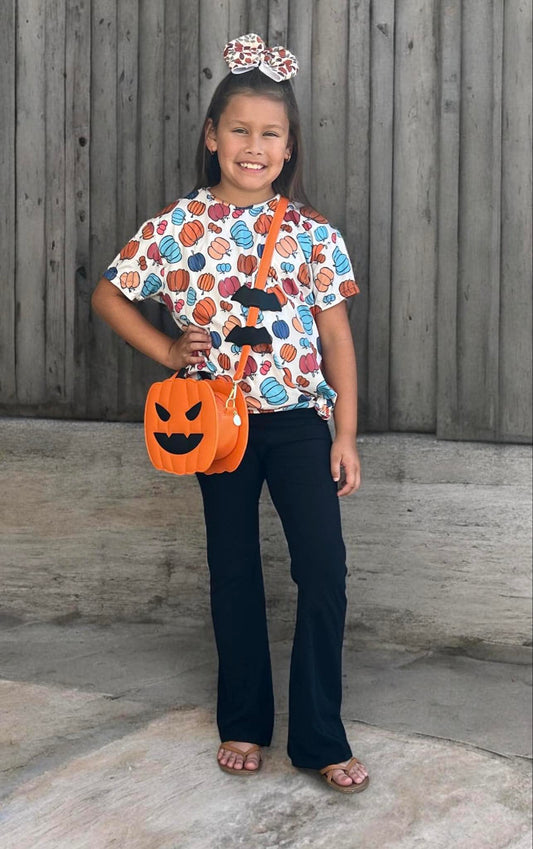 Orange Pumpkin Bag Halloween