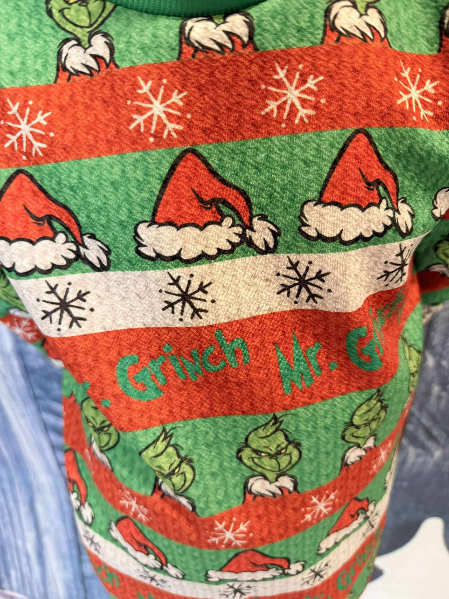 Grinch Sweater Christmas Handmade
