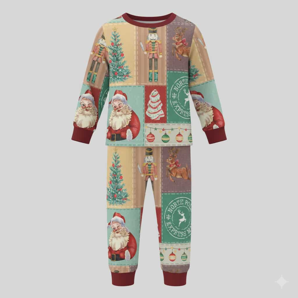 Vintage Santa Christmas Handmade