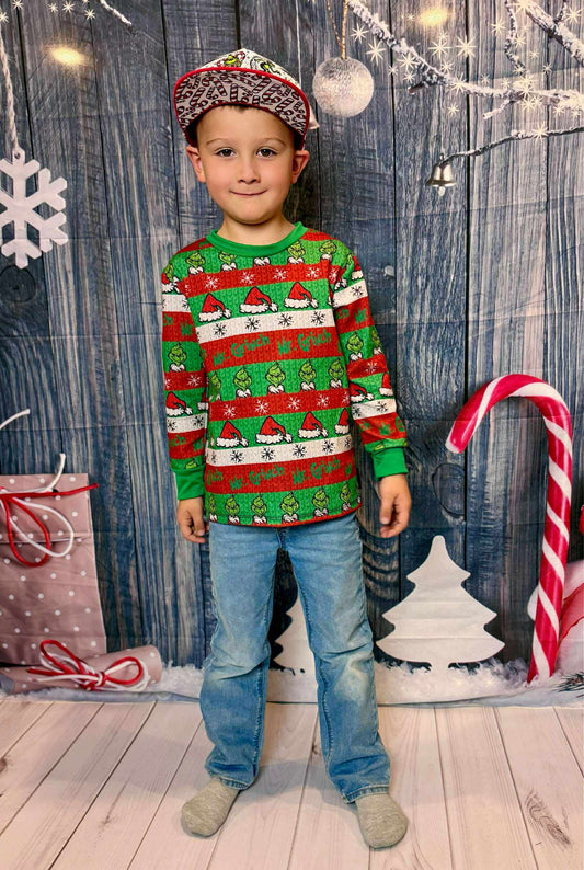 Grinch Sweater Christmas Handmade