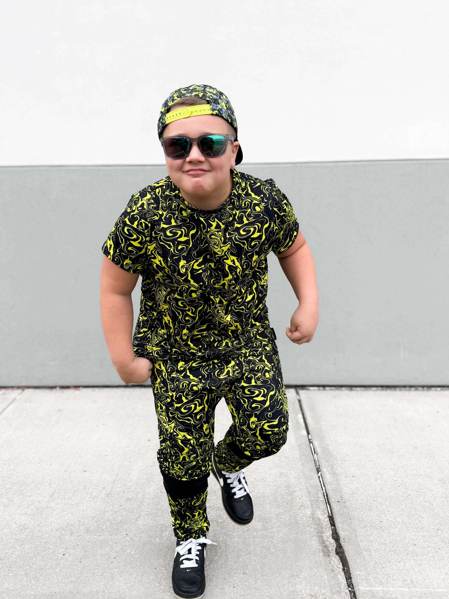 Yellow Swirls Handmade