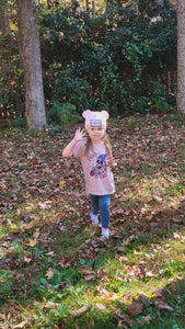 Princess Patch Pom Pom Beanie