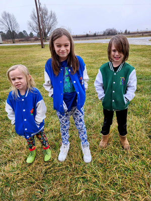 Rainbow Friends Varsity Jacket