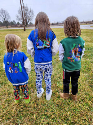 Rainbow Friends Varsity Jacket