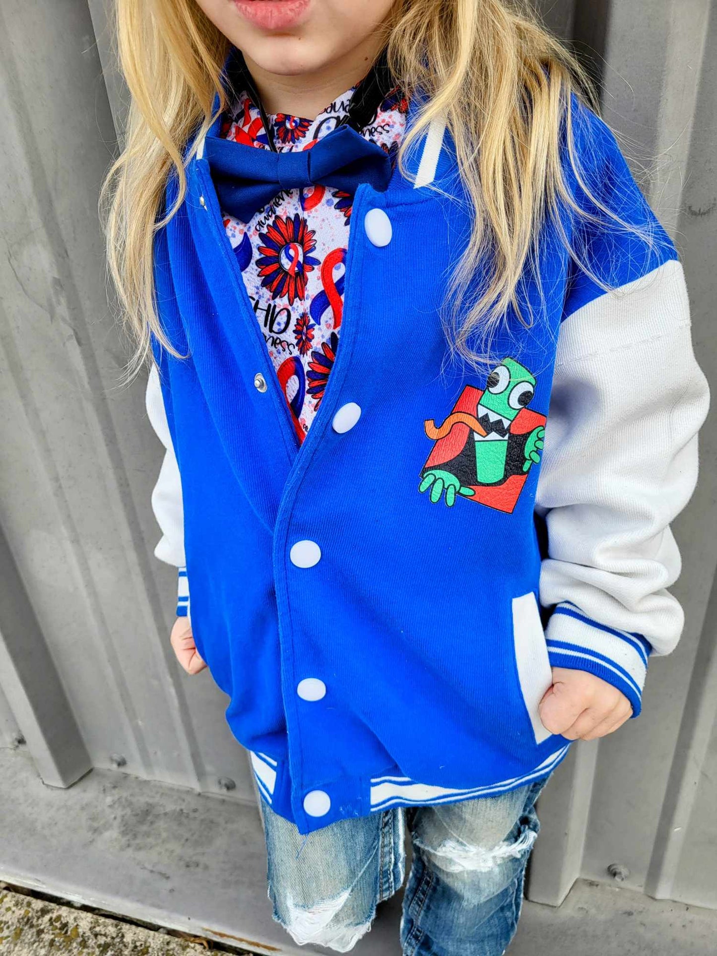 Rainbow Friends Varsity Jacket