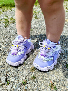 Teddy Bear Shoes Purple