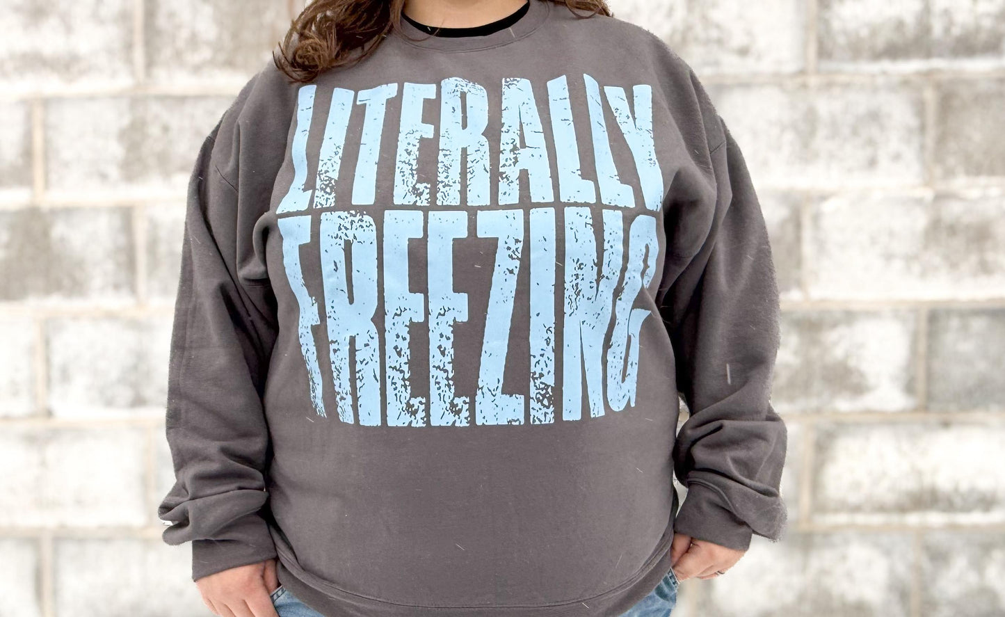 Literally Freezing Winter Ladies Shirt Girls Shirt Boys Shirt Men's Shirt