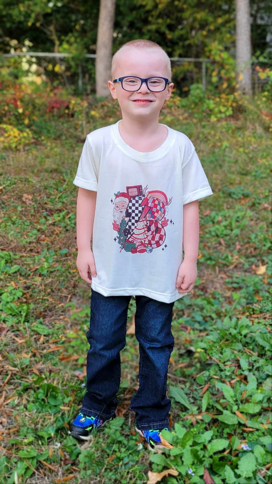 Santa Christmas Boys Shirt Girls Shirt Ladies Shirt Mens Shirt