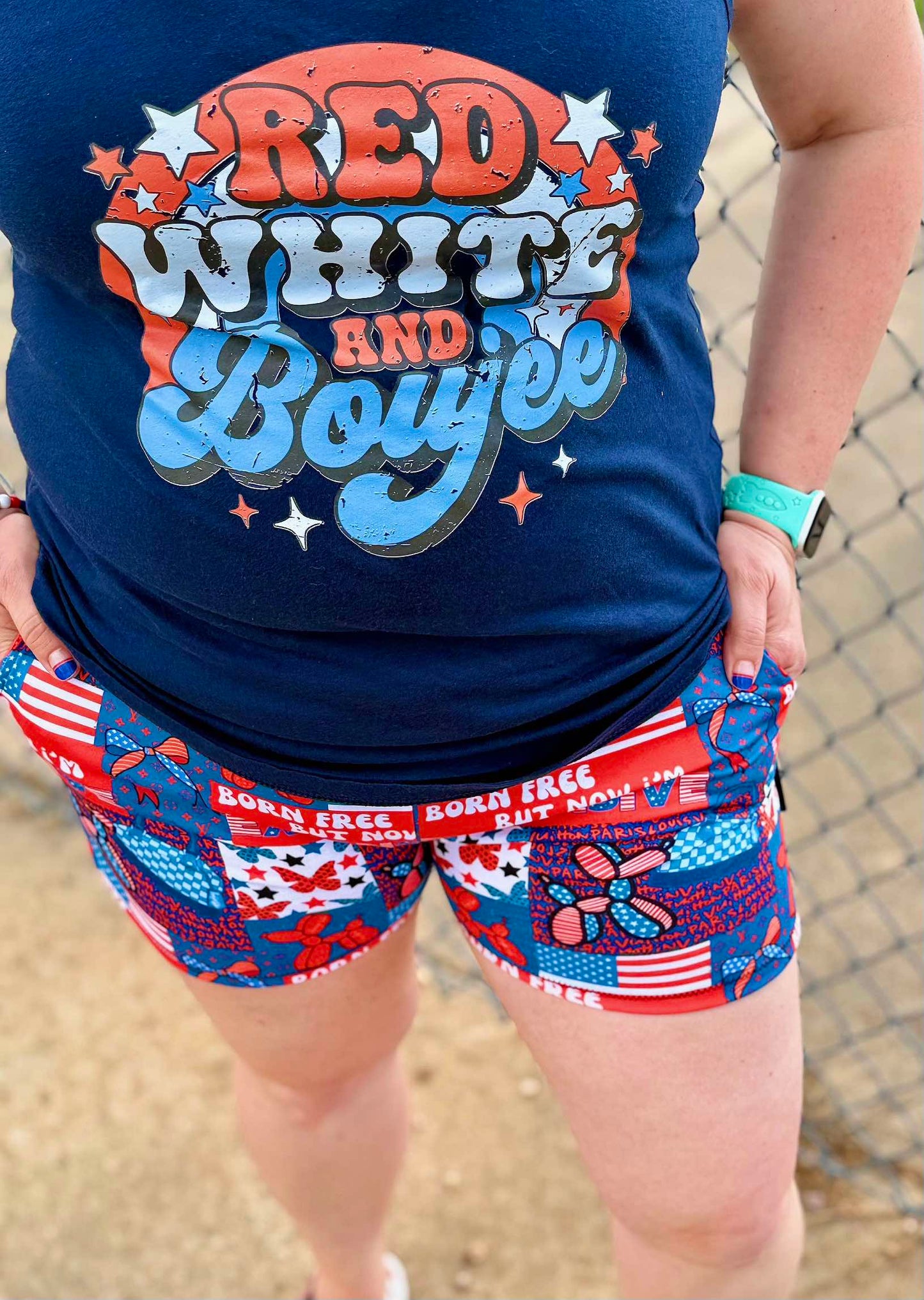 LV Born Free 4th of July Handmade