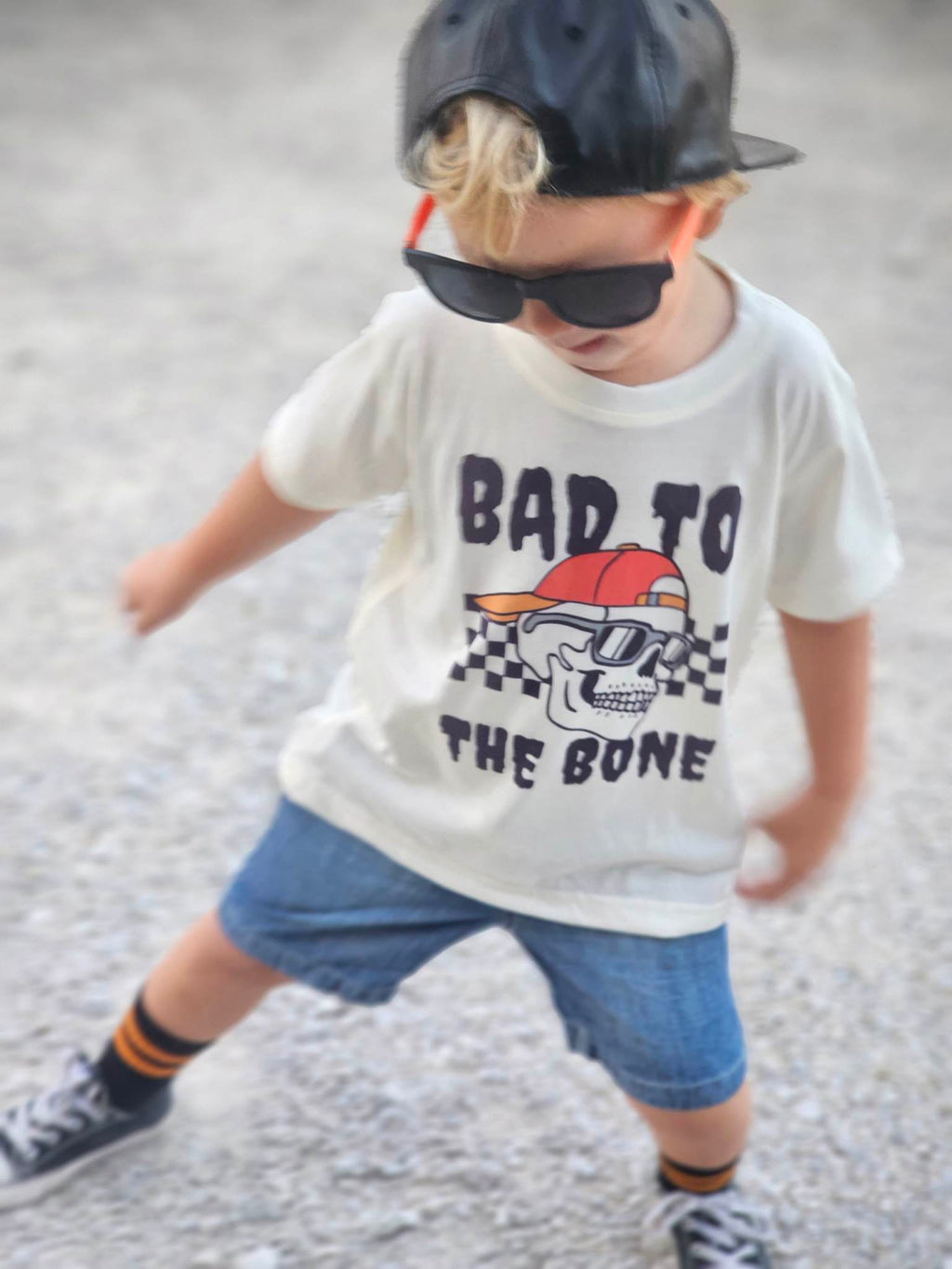 Bad to the Bone Girls Shirt Ladies Shirt