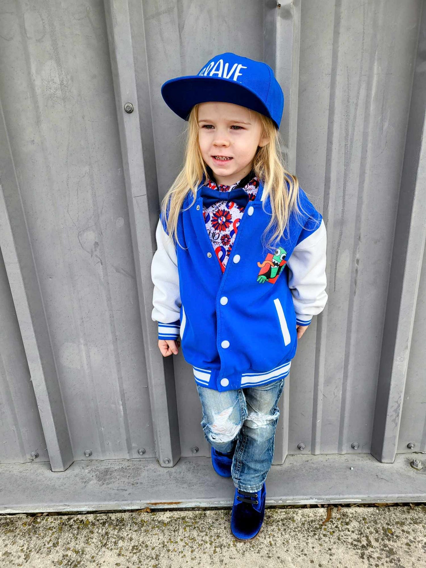 Rainbow Friends Varsity Jacket