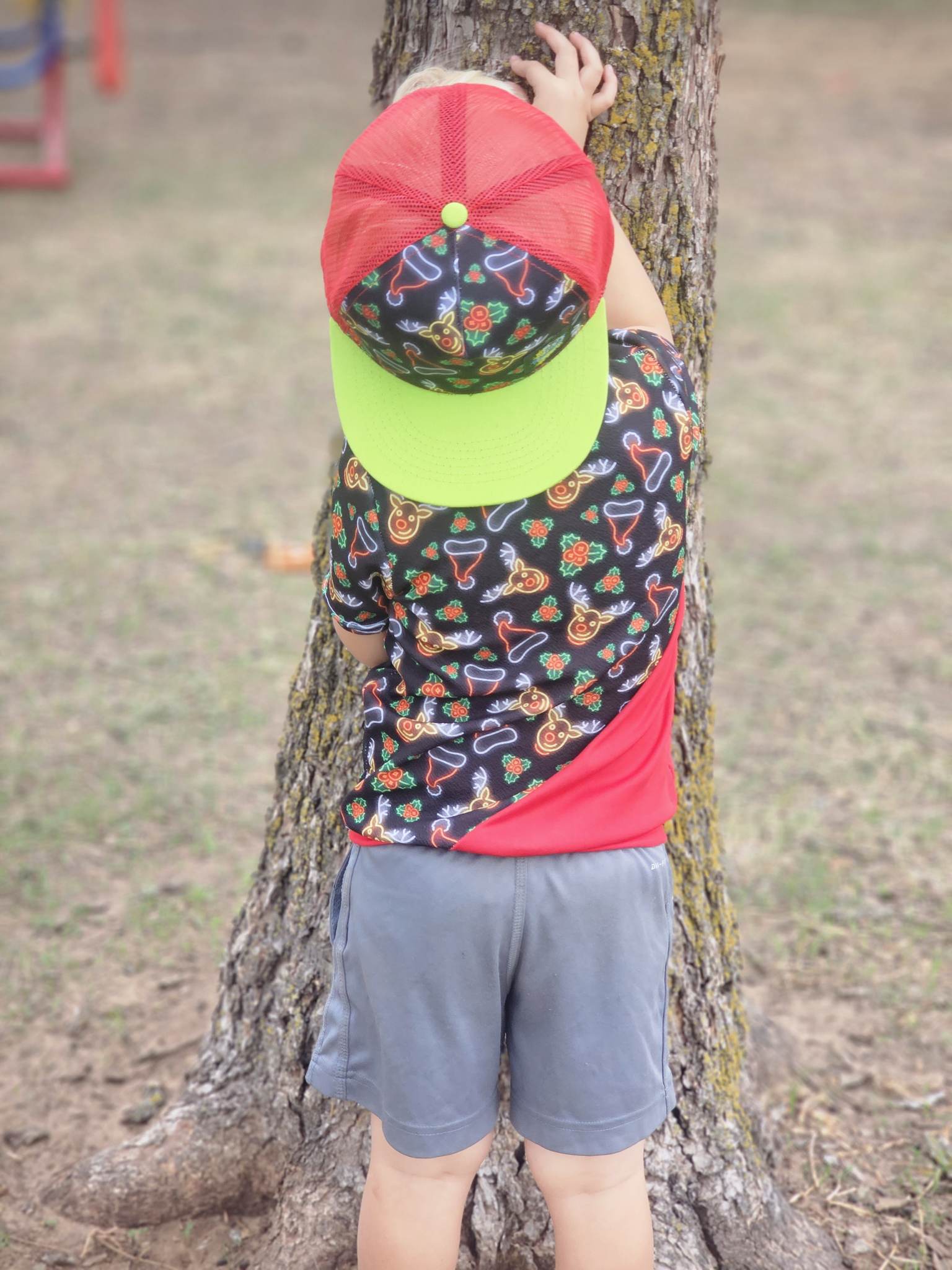 Christmas Neon Snapback Hat RTS