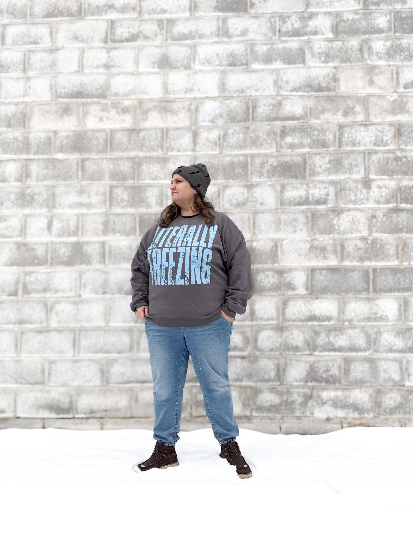 Literally Freezing Winter Ladies Shirt Girls Shirt Boys Shirt Men's Shirt
