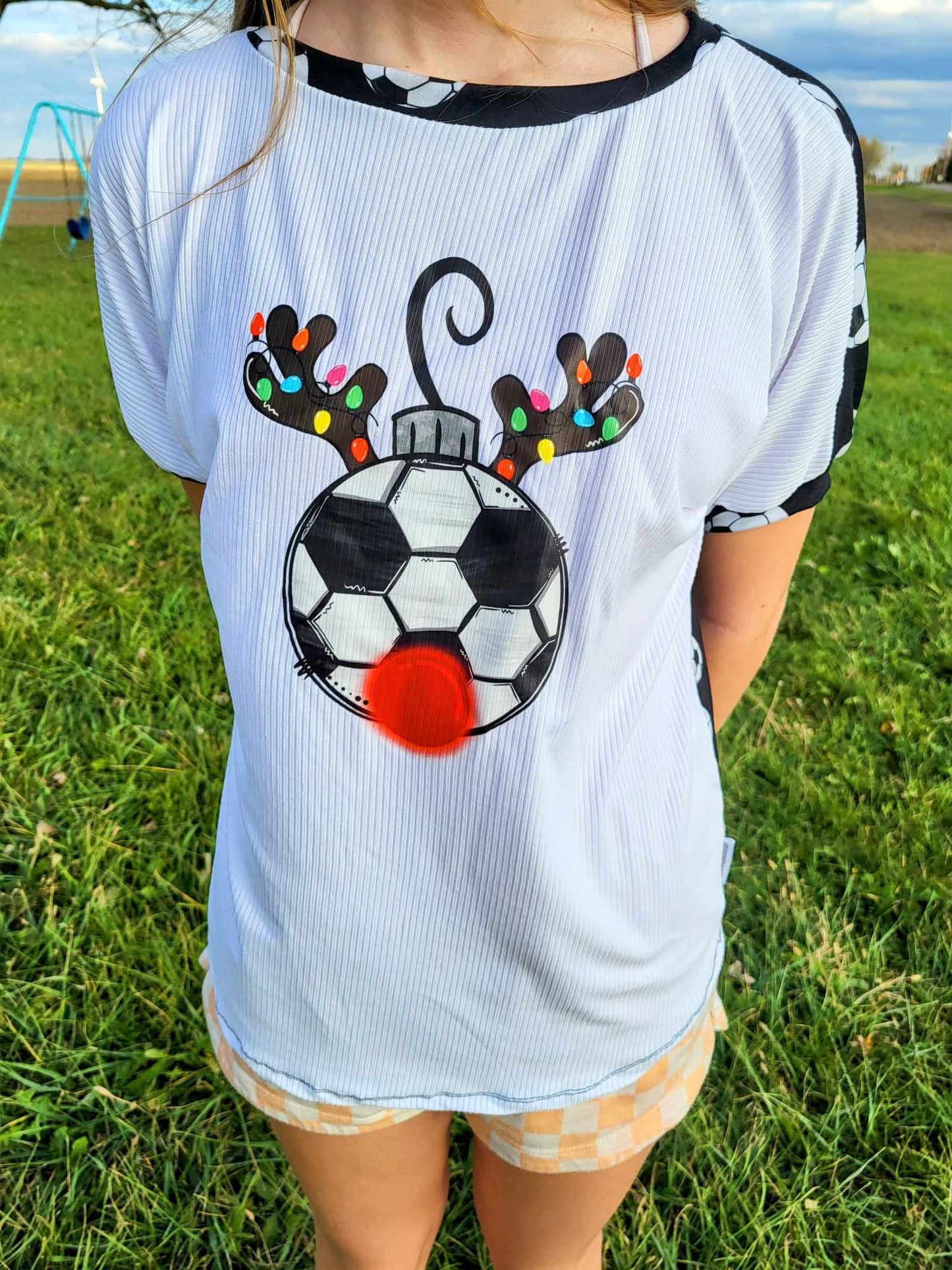 Christmas Soccer Boys Shirt Girls Shirt Ladies Shirt Mens Shirt