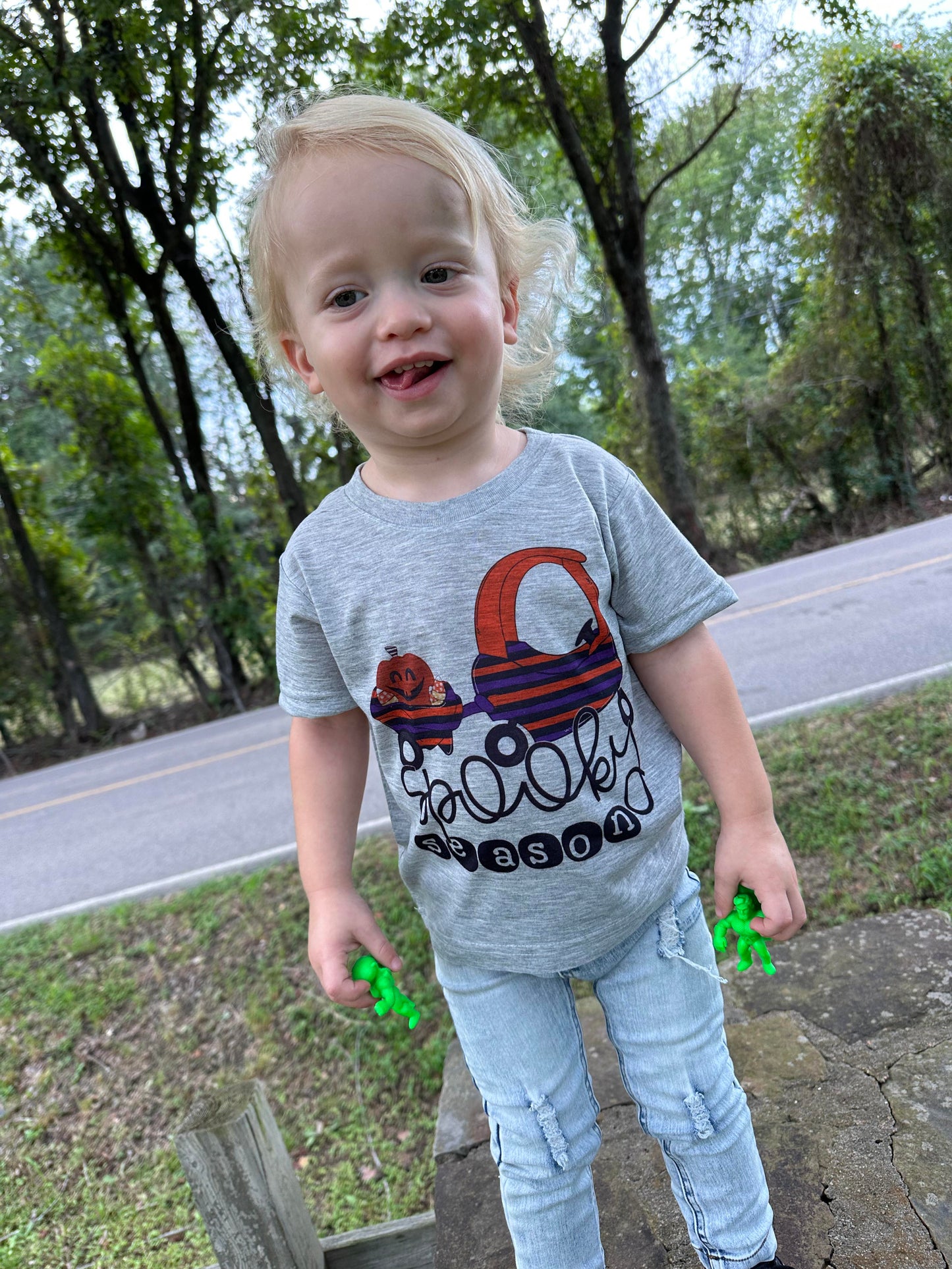 Spooky Season Halloween Girls Shirt Boys Shirt