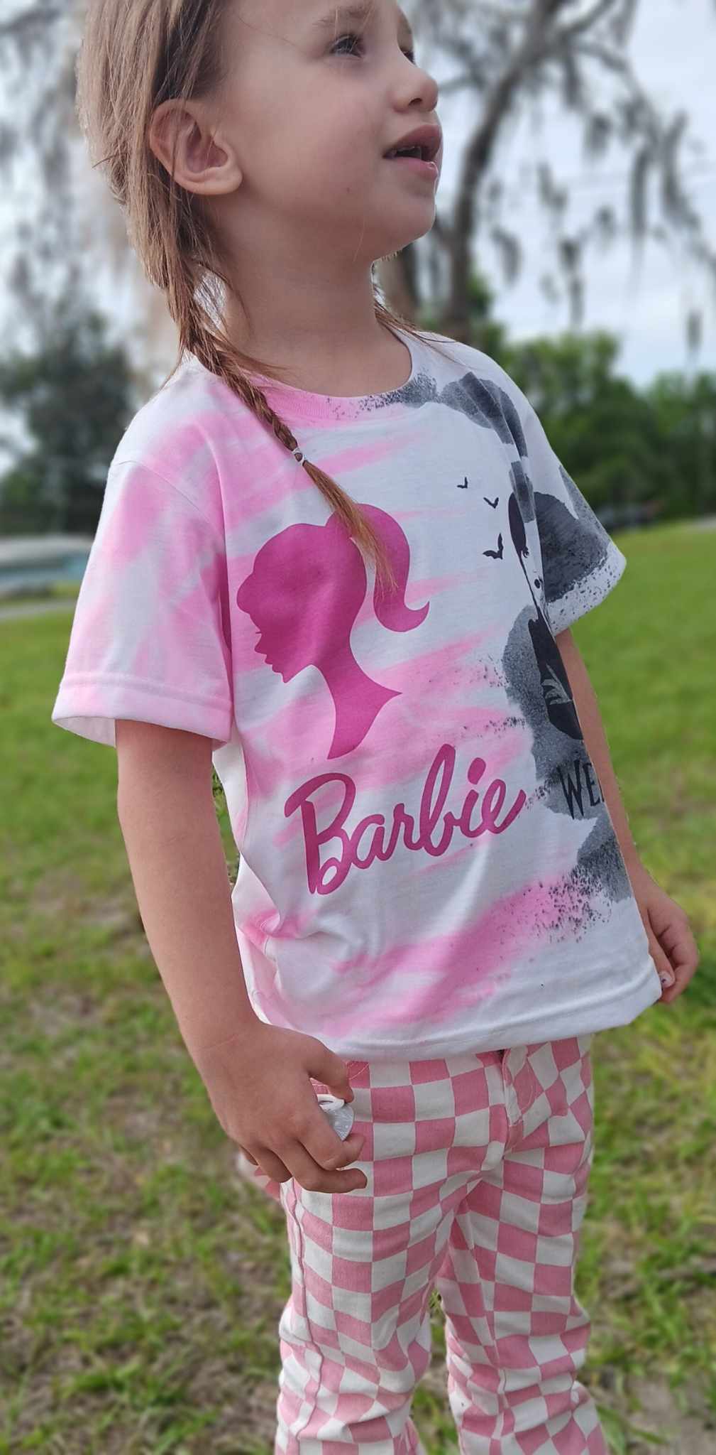 Barbie & Wednesday Girls Shirt Ladies Shirt