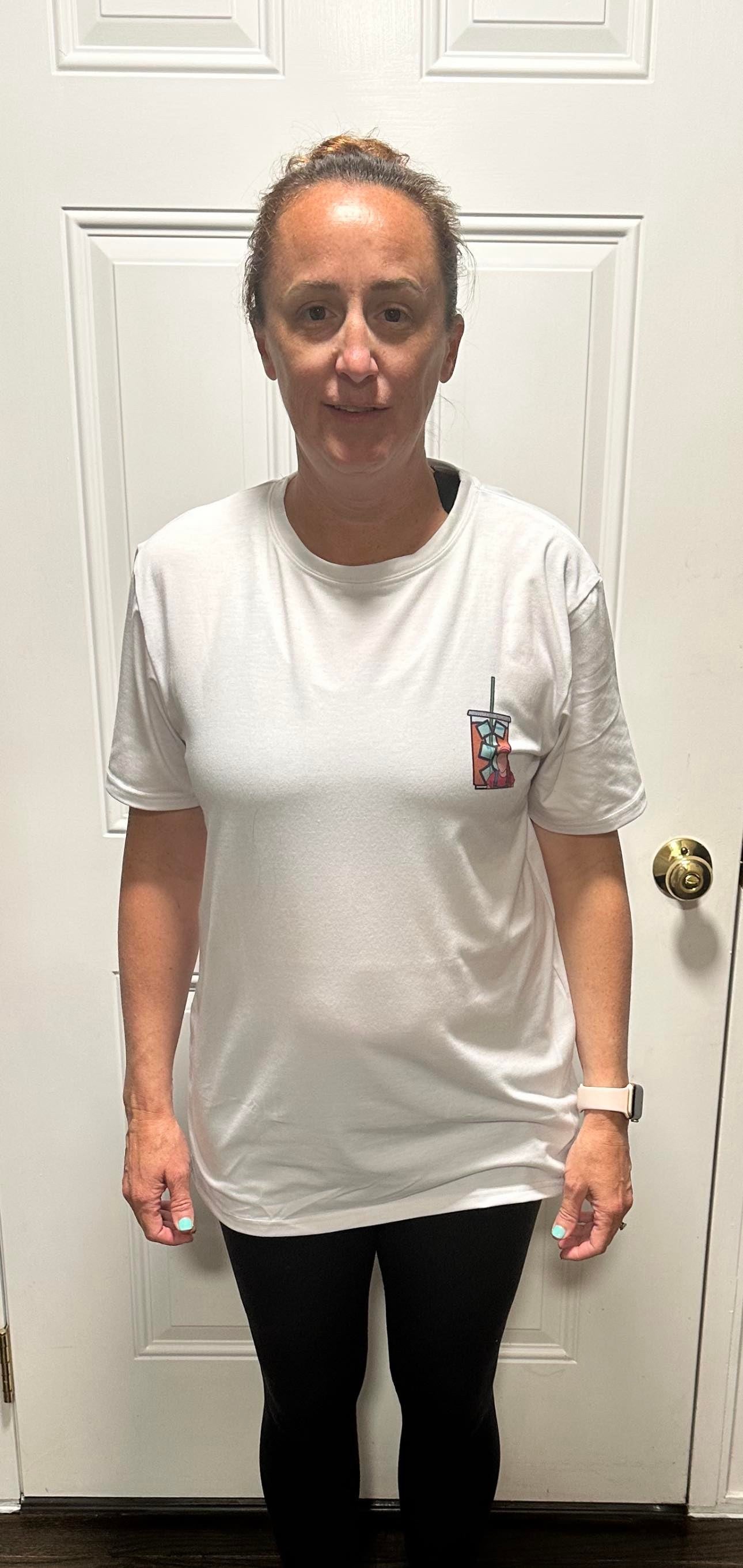 Running On Ms Rachel & Iced Coffee Ladies Shirt