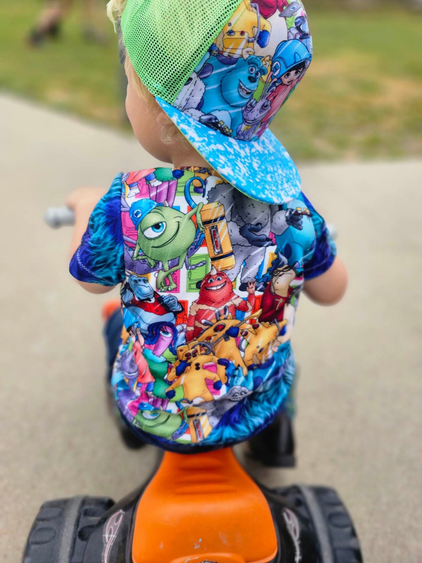 Monsters Inc Trucker Snapback Hat RTS