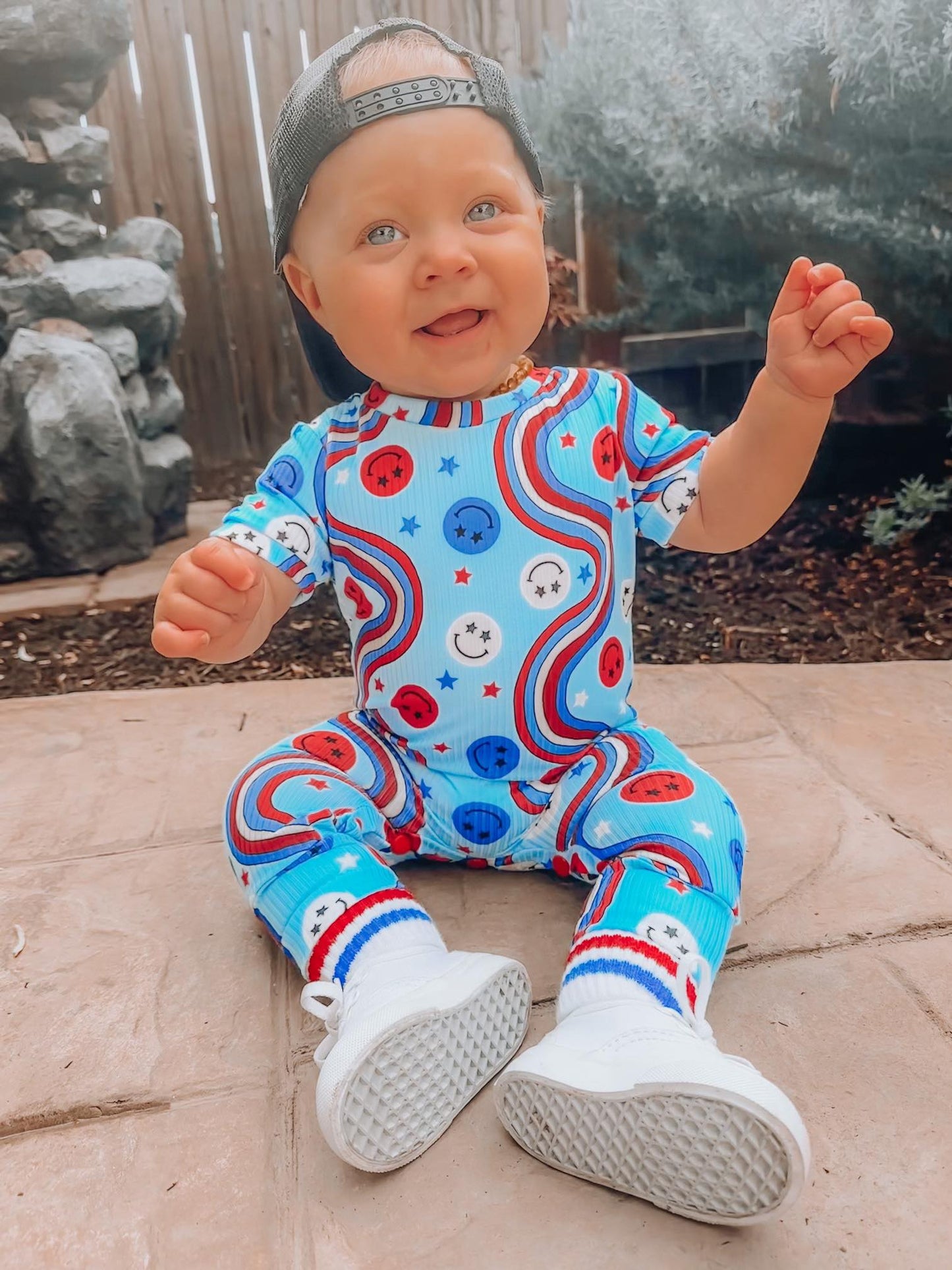 Smiley 4th of July Handmade