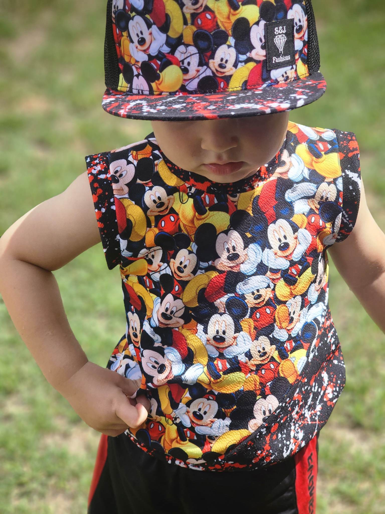 Mickey Mouse Trucker Snapback Hat RTS