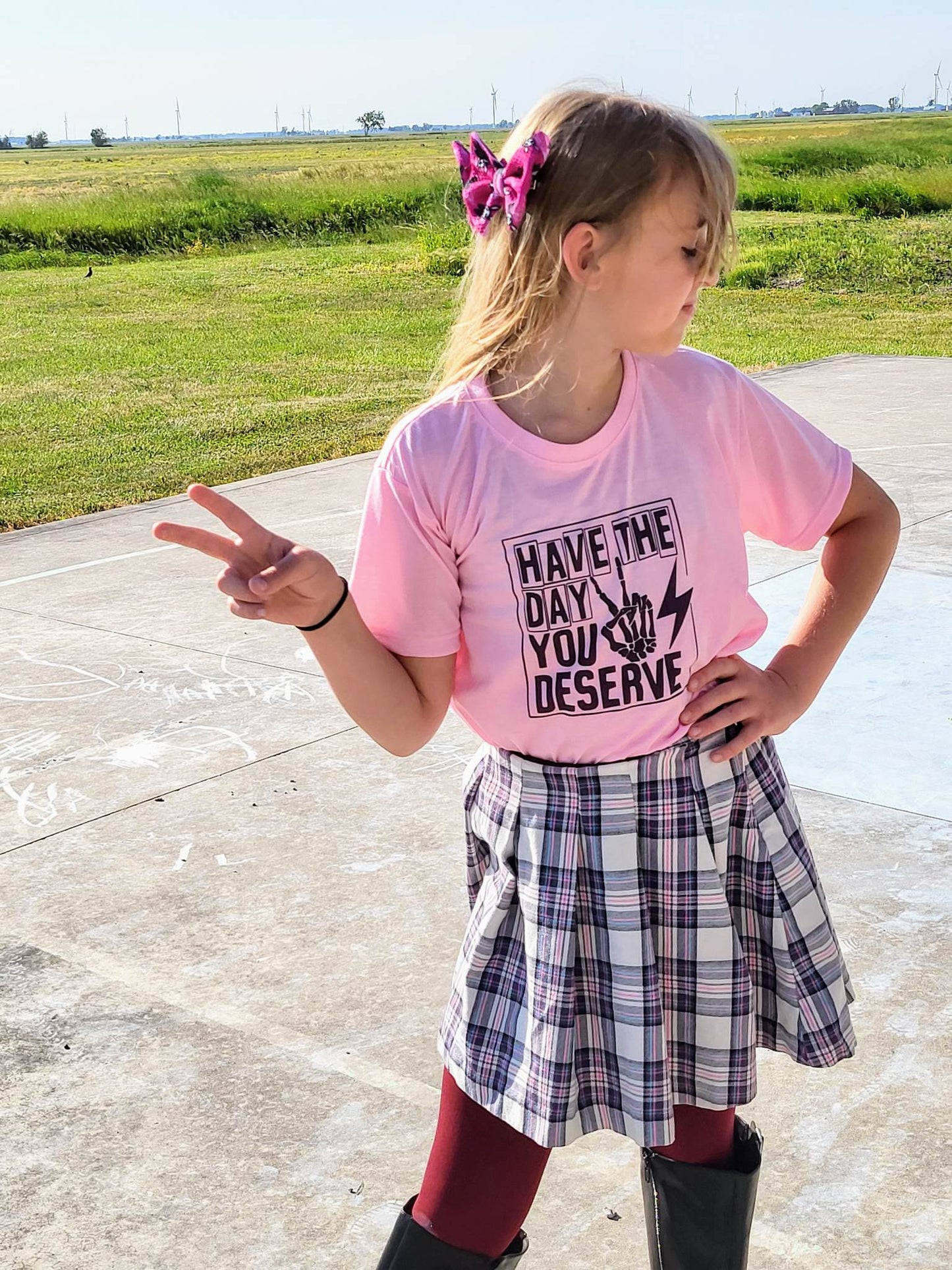 Have The Day You Deserve Boys Shirt Girls Shirt Ladies Shirt Mens Shirt