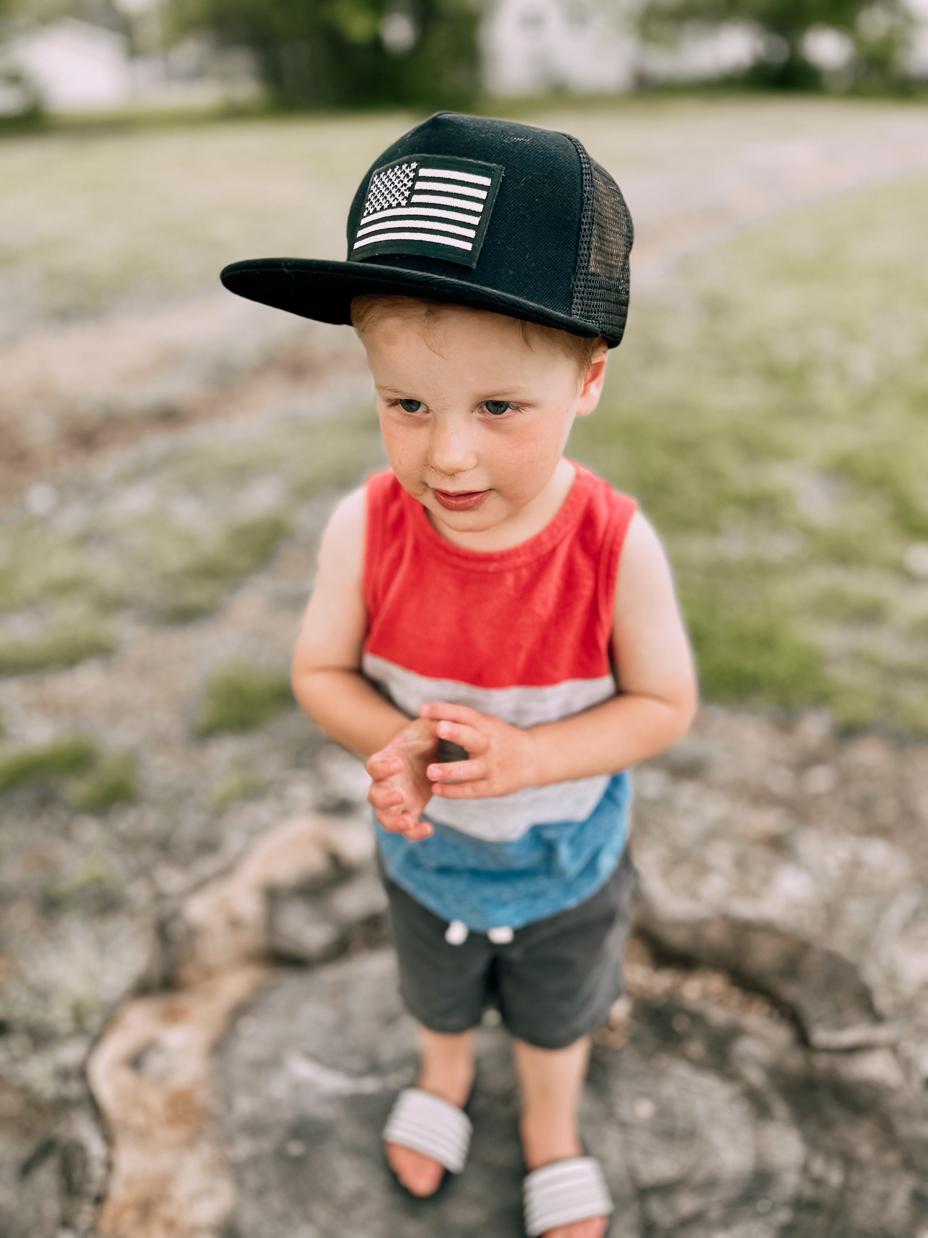 Black Flag Trucker Snapback Hat