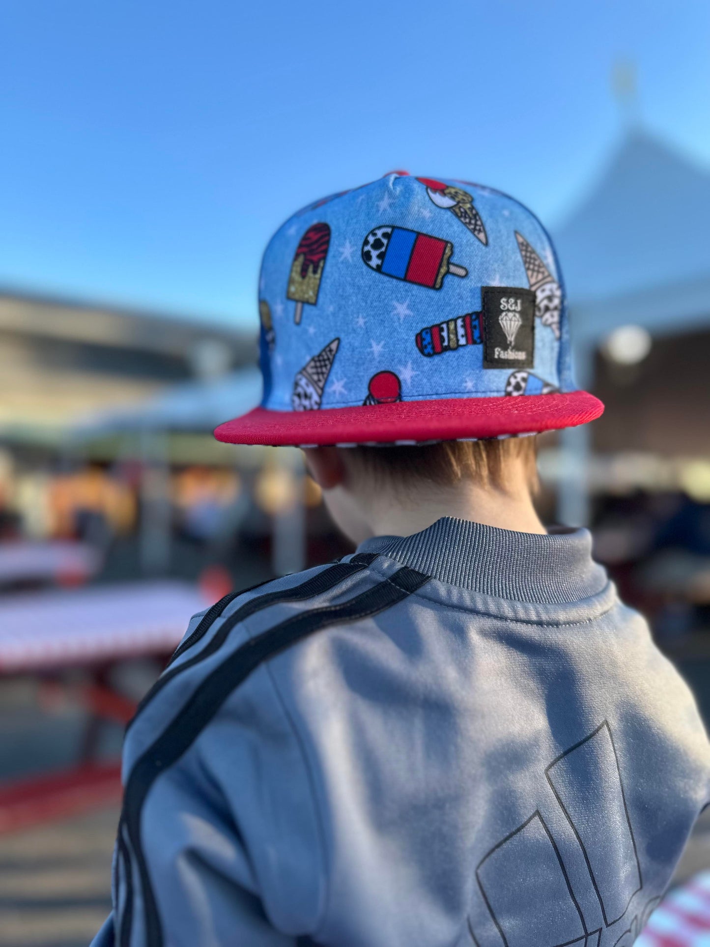 4th Of July Ice Cream Trucker Snapback Hat RTS