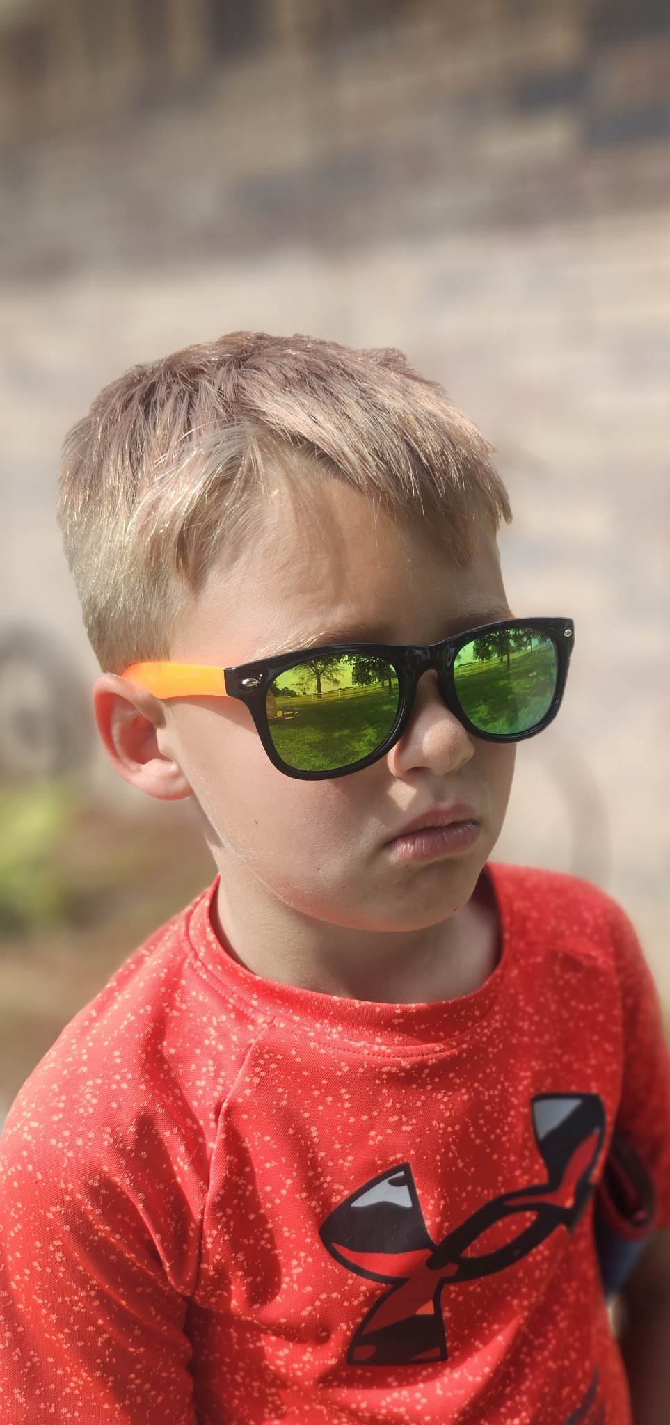 Neon Orange Toddler Sunnies RTS