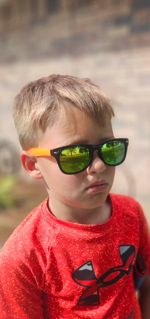 Neon Orange Toddler Sunnies RTS