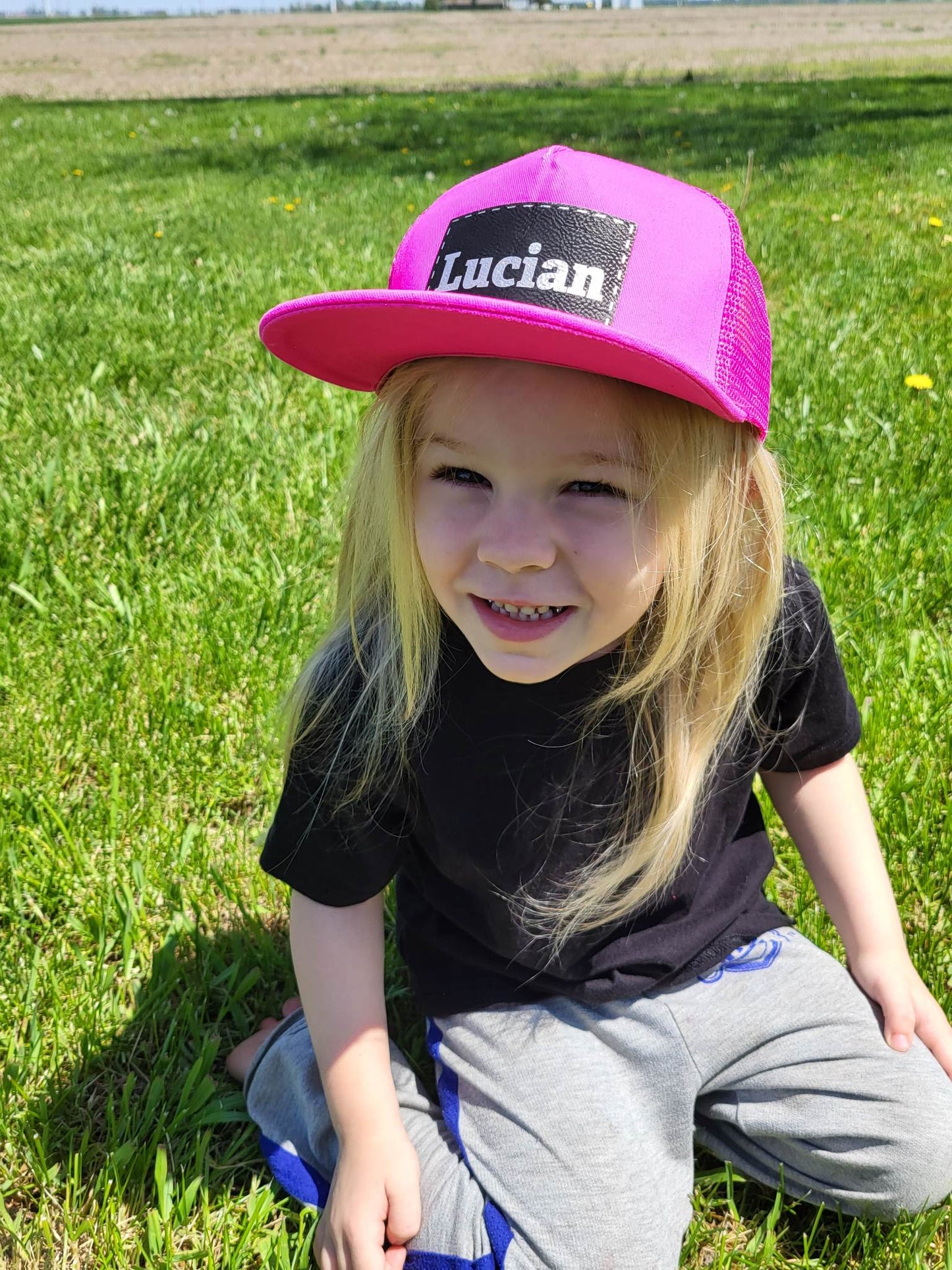 Neon Hot Pink Trucker Snapback Hat