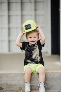 Neon Yellow Snapback Hat