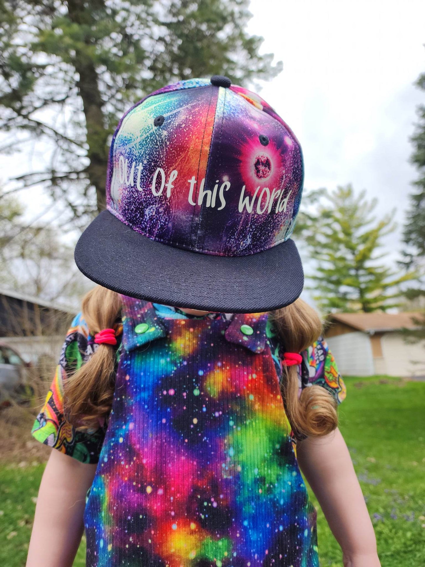 Galaxy & Black Snapback