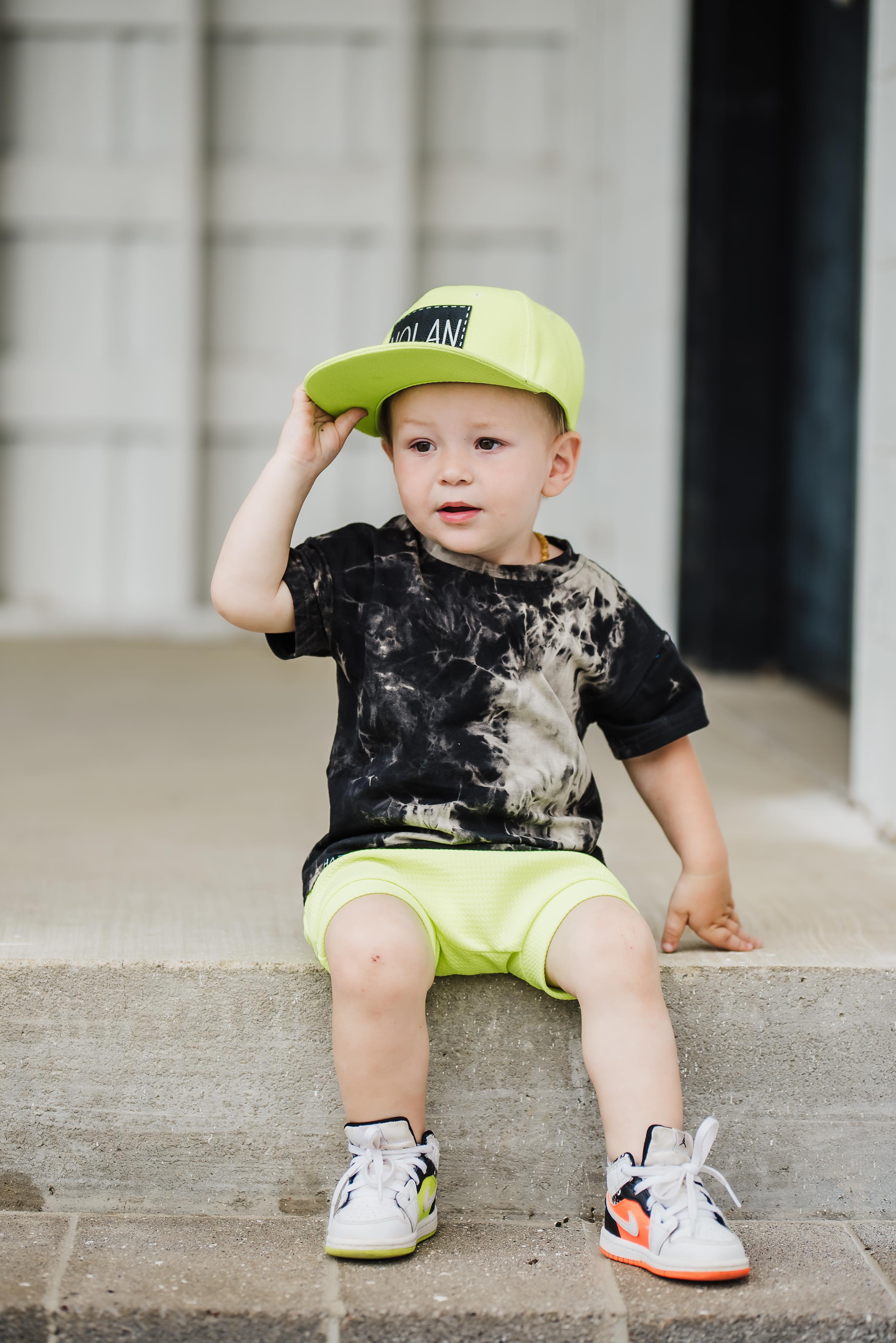 Neon Yellow Snapback Hat