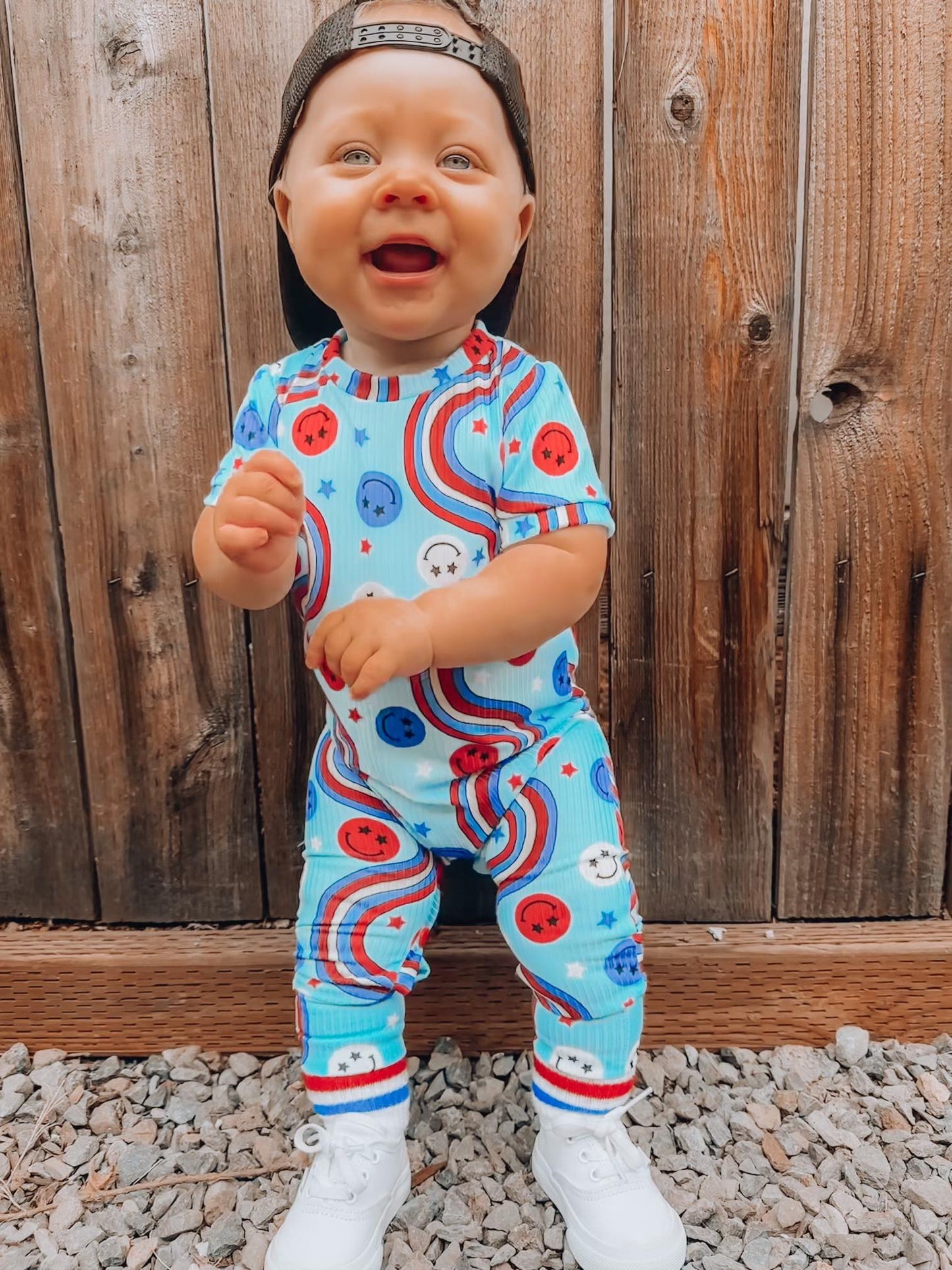 Smiley 4th of July Handmade