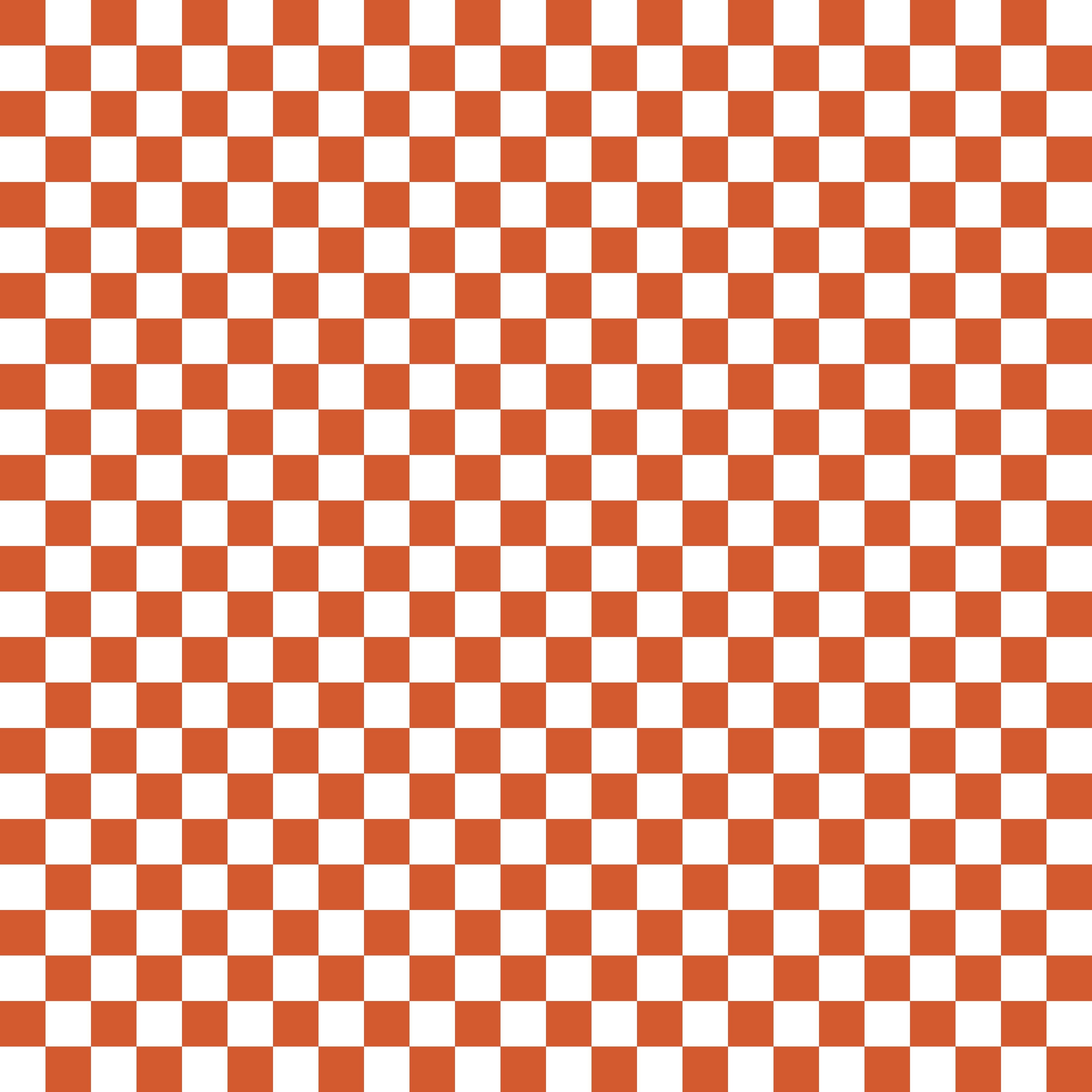 Fall Red Checker Handmade