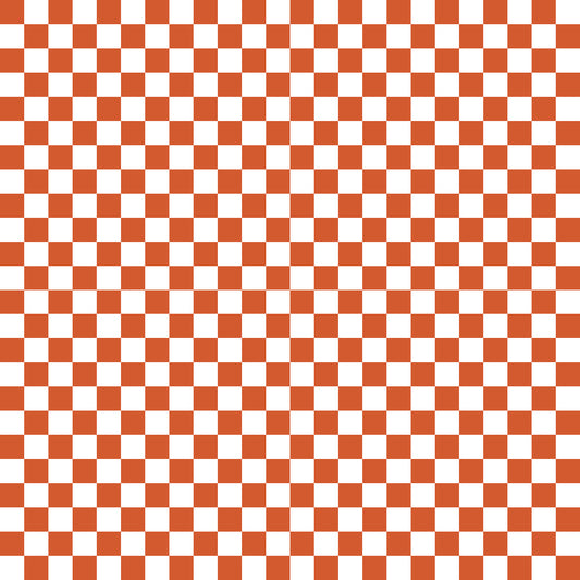 Fall Red Checker Handmade