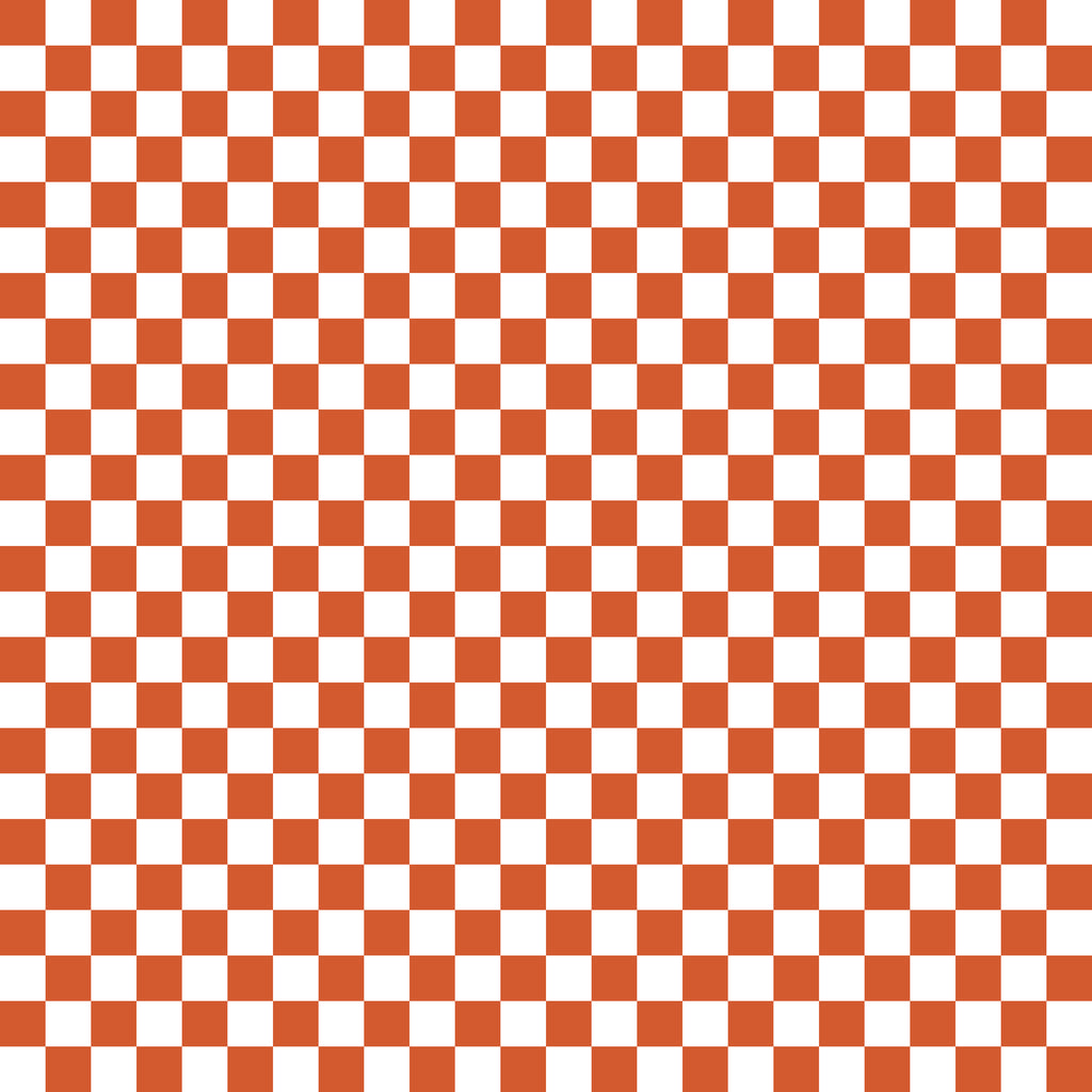 Fall Red Checker Handmade