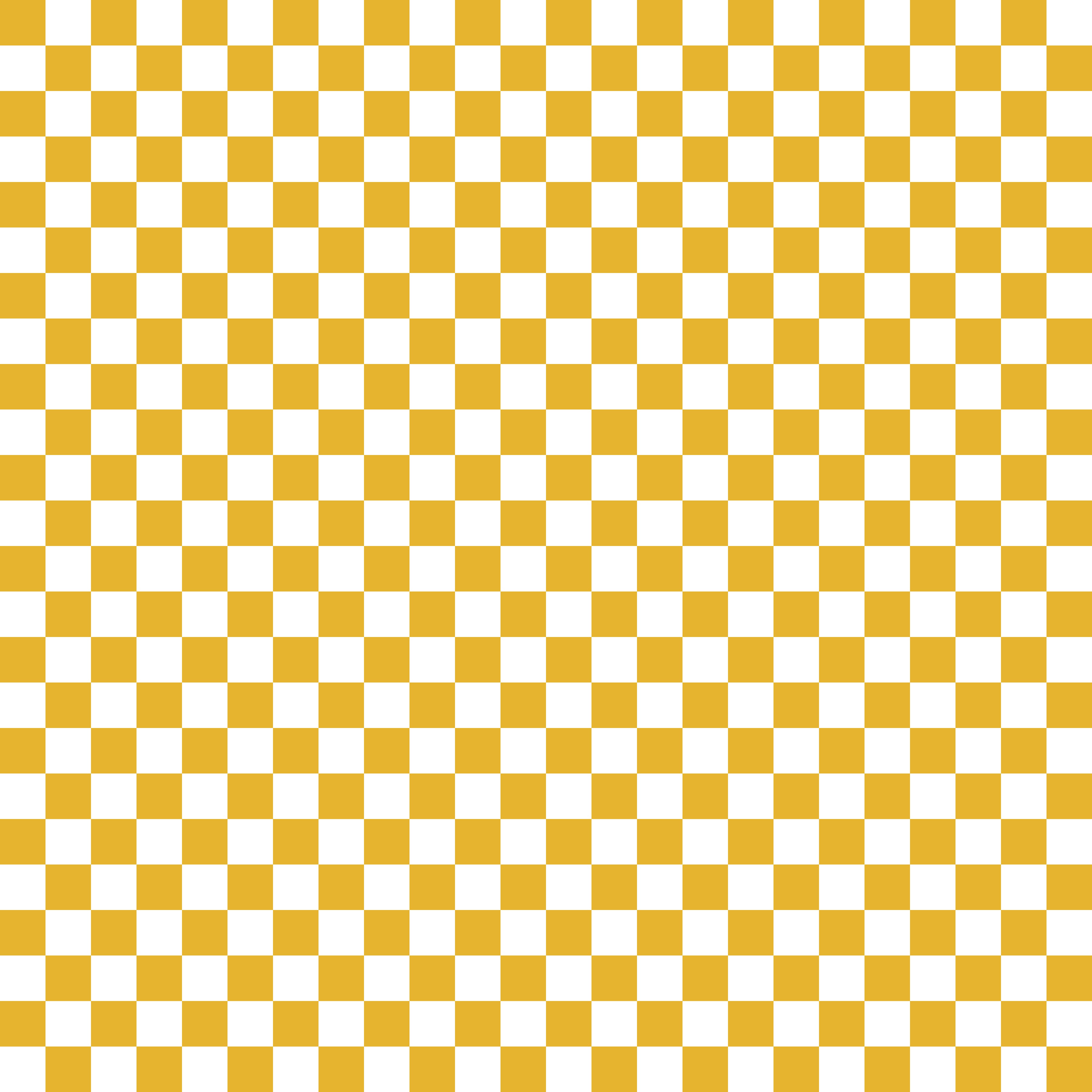 Fall Dark Yellow Checker Handmade