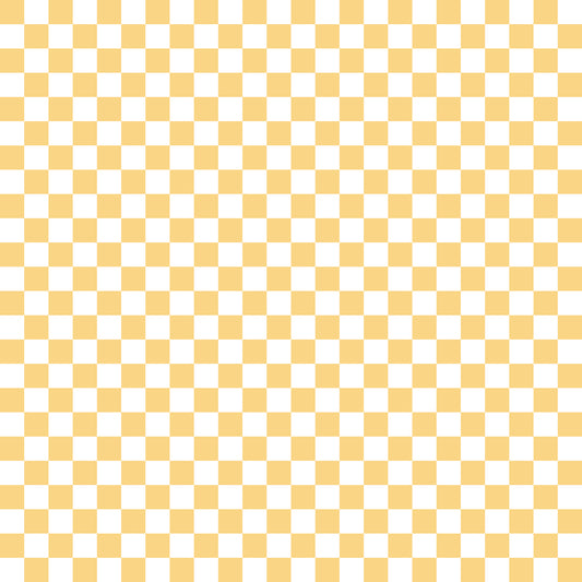 Fall Light Yellow Checker Handmade