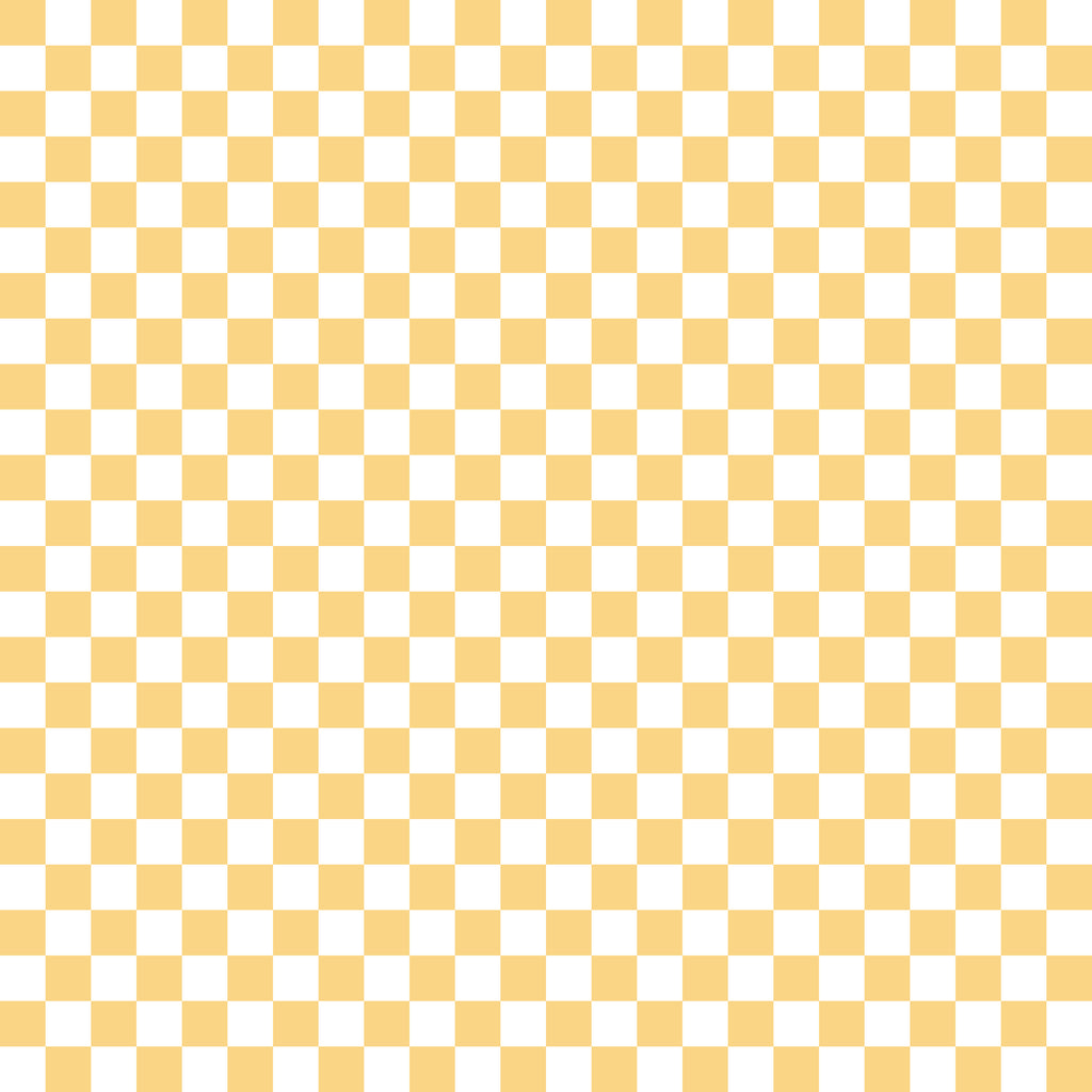 Fall Light Yellow Checker Handmade