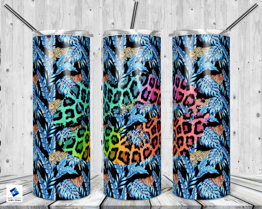 Summer Leopard Tumbler Mug