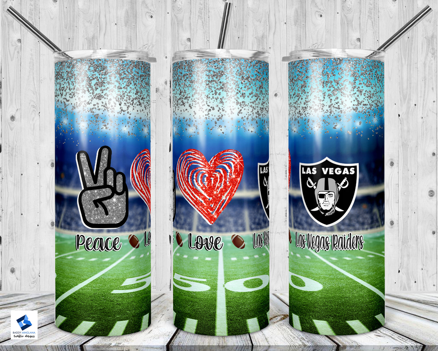 Raiders NFL Football Tumbler Mug Sippy Cup Bottle