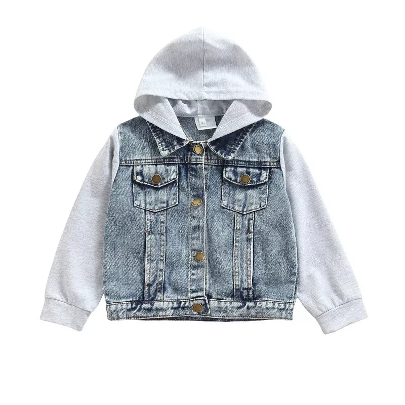 Hooded Denim Jacket