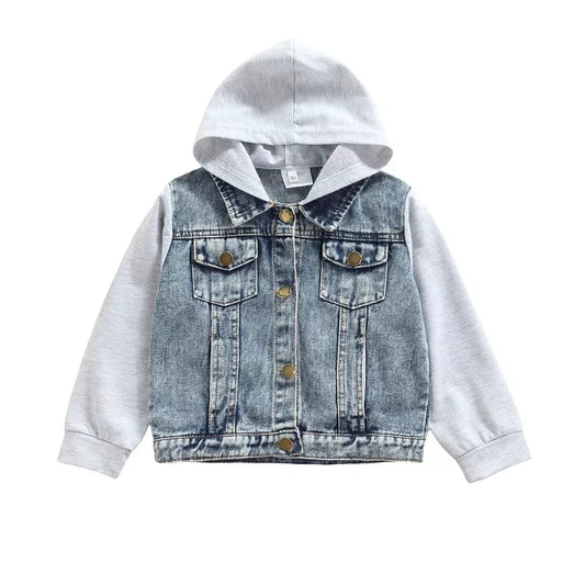 Hooded Denim Jacket