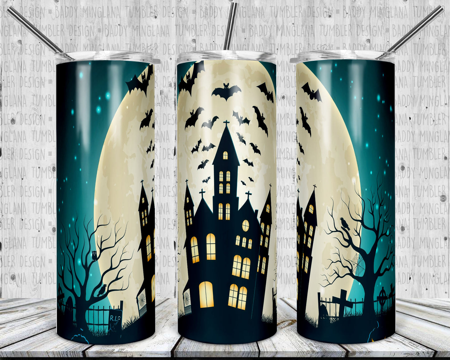 HALLOWEEN Tumbler Mug Sippy Cup Bottle